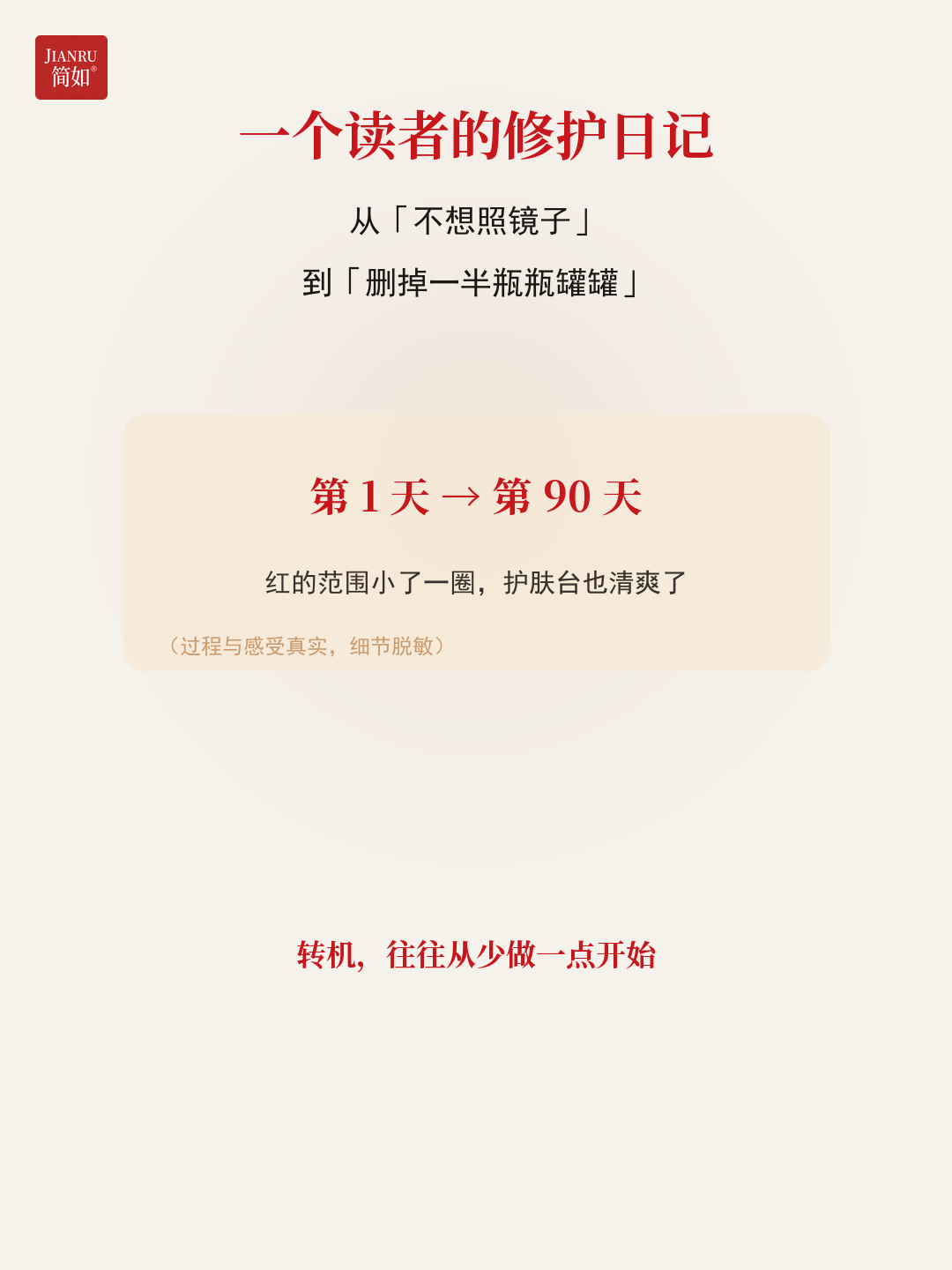 修护日记 · 从「不想照镜子」到「删掉一半瓶瓶罐罐」